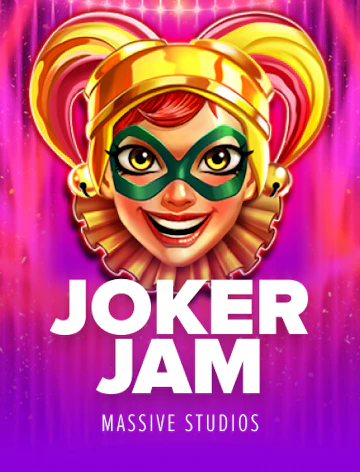Tarjeta de slot con joker y energía de jackpot.